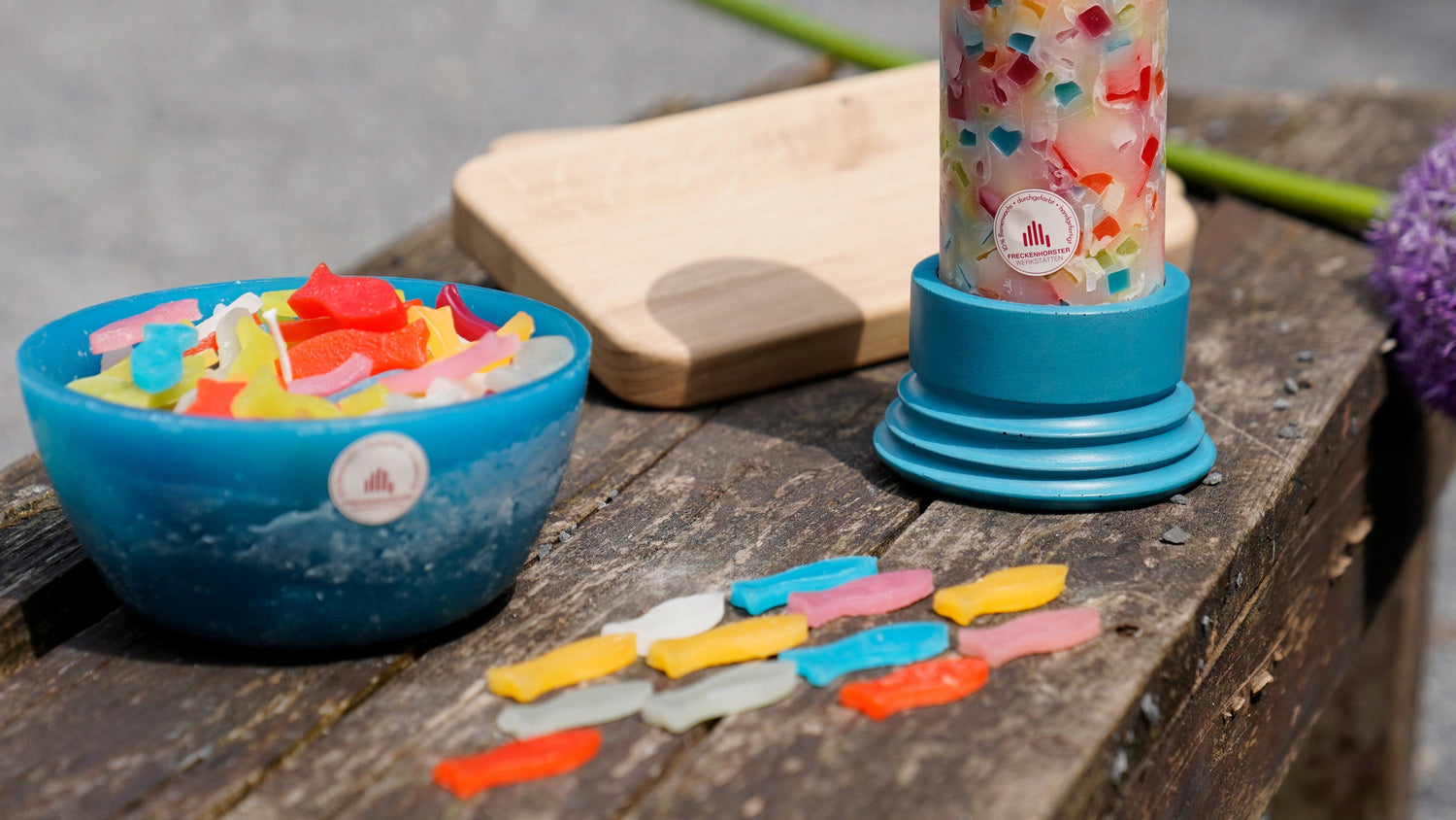 Wachsschalen - Mitmachkerzen