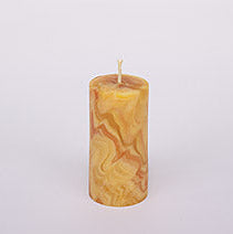 Kerze, Farbton natur (bernsteinfarben)