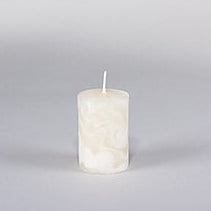 Kerze, Farbton elfenbein