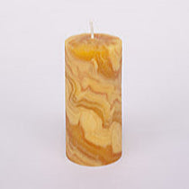 Kerze, Farbton Natur (bernsteinfarben)