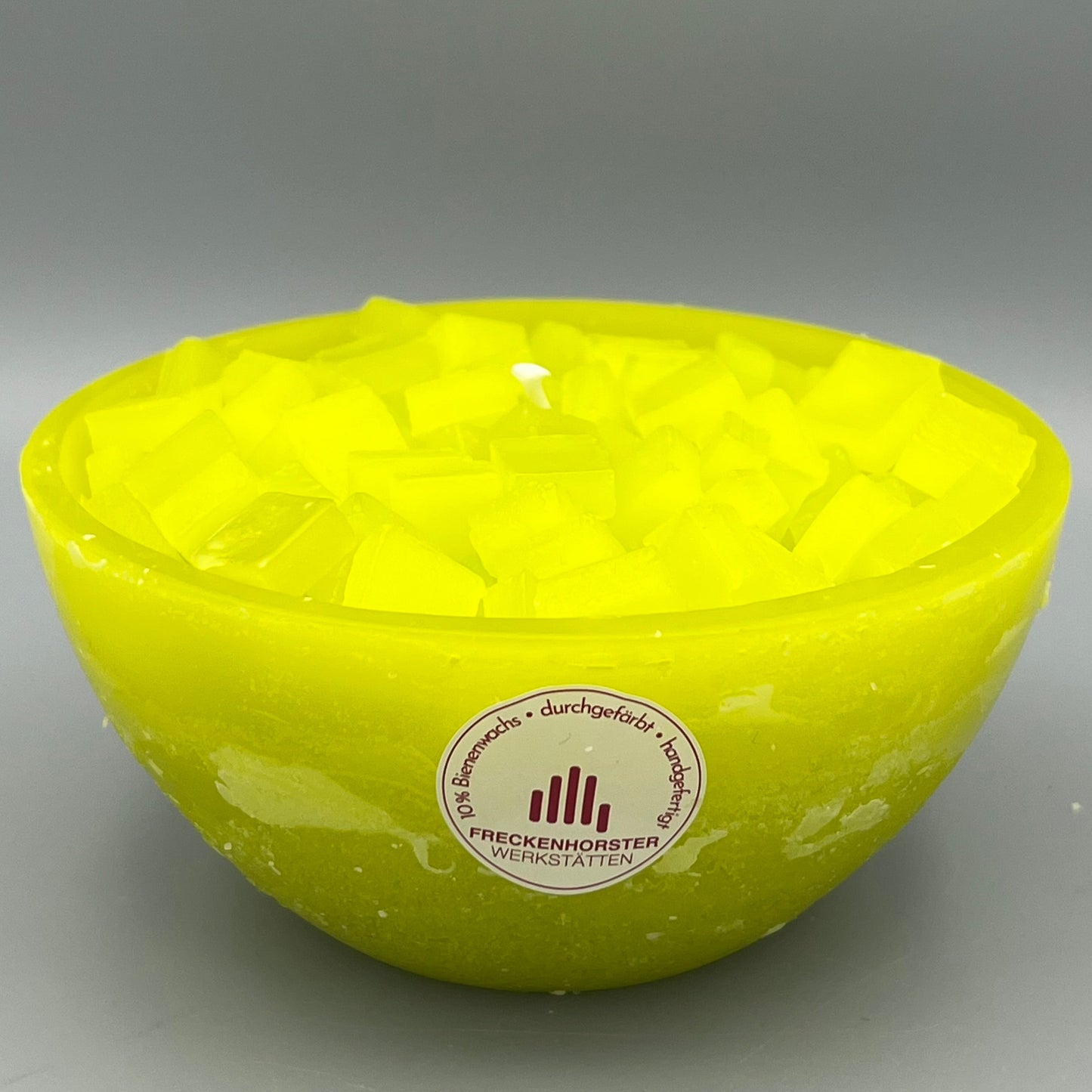 Würfelwachsschale 12 cm, hellgrün