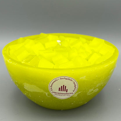 Würfelwachsschale 12 cm, hellgrün