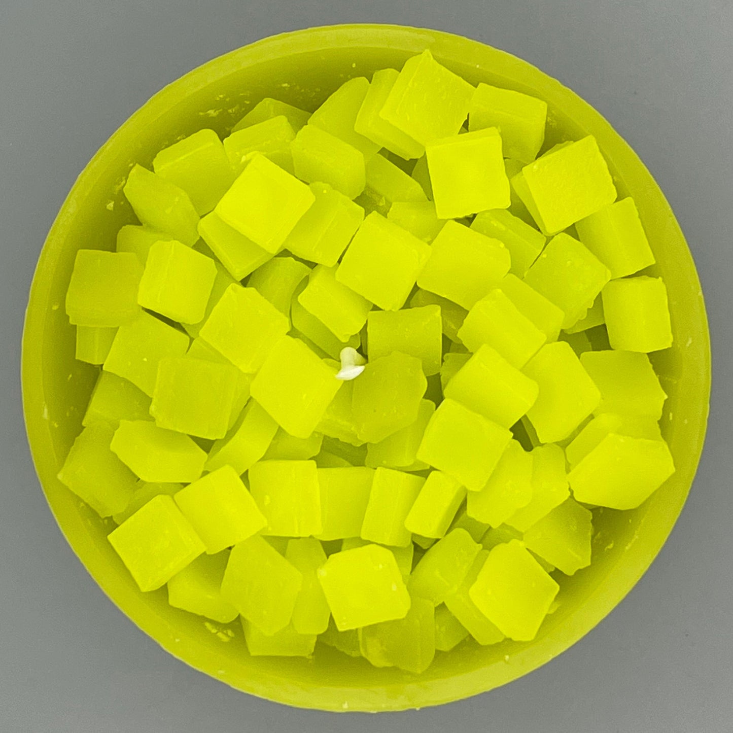 Würfelwachsschale 12 cm, hellgrün