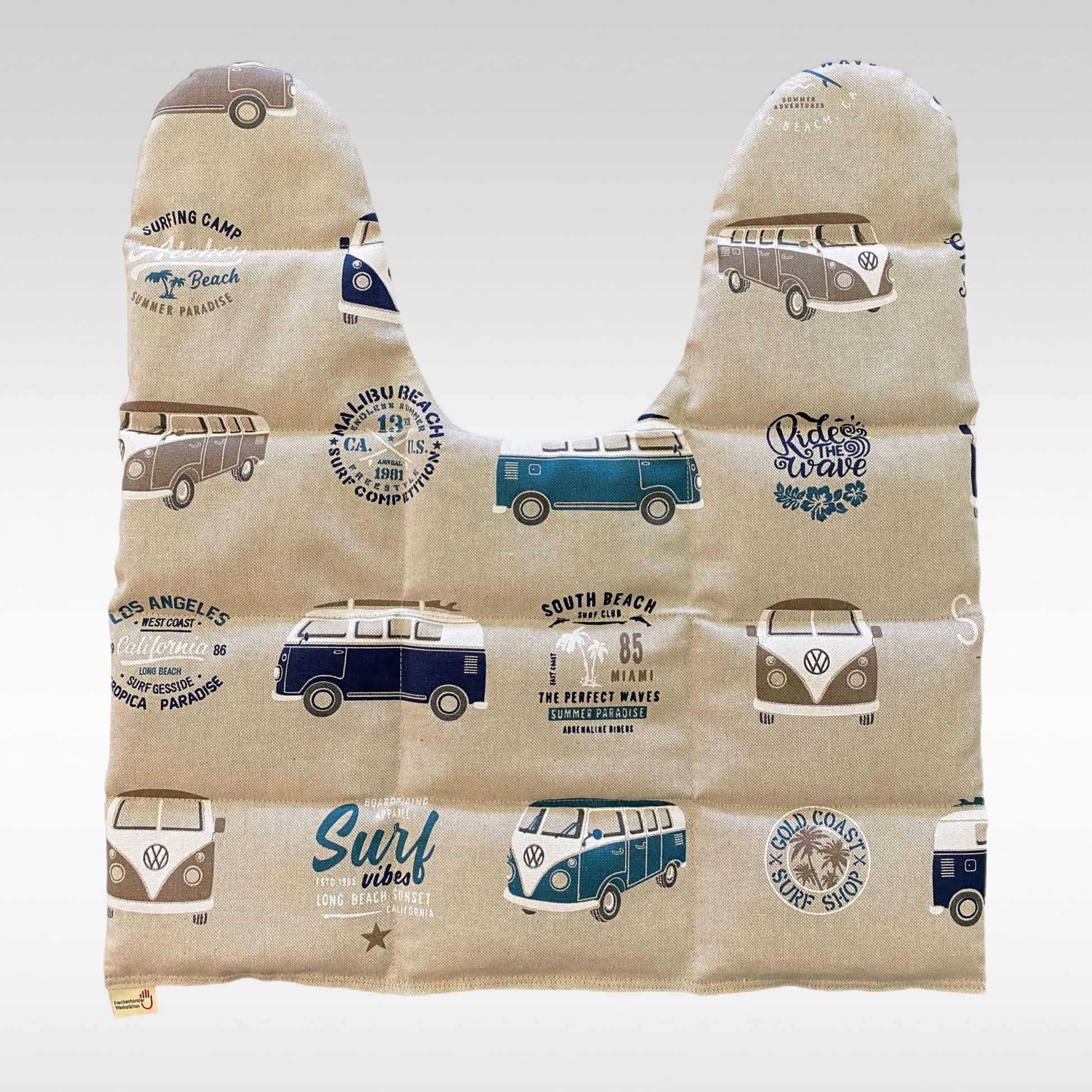 Körnerkissen Rücken/Schultern Muster VW-Bus