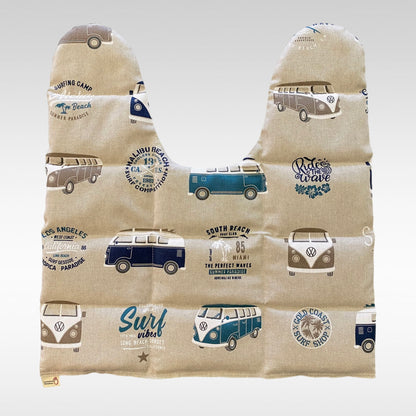 Körnerkissen Rücken/Schultern Muster VW-Bus