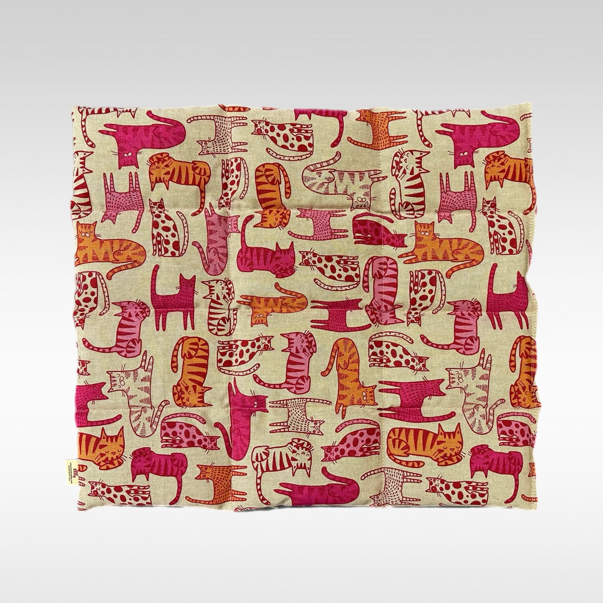 Körnerkissen 12 Kammer Muster Katze