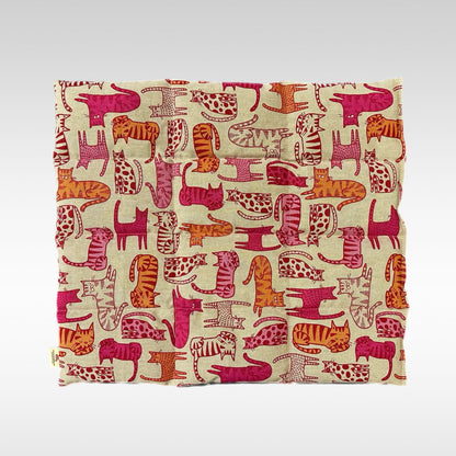 Körnerkissen 12 Kammer Muster Katze