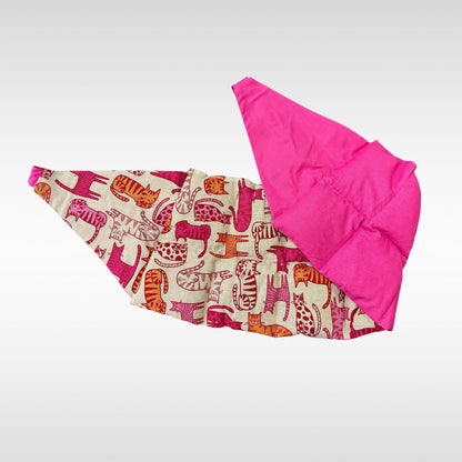 Körnerkissen zum Umbinden mit Katzenmotiven 