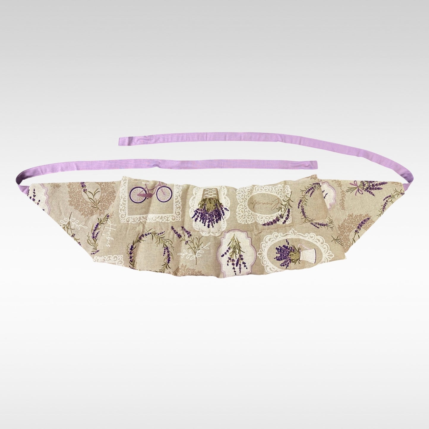 Körnerkissen zum Umbinden Muster Lavendel