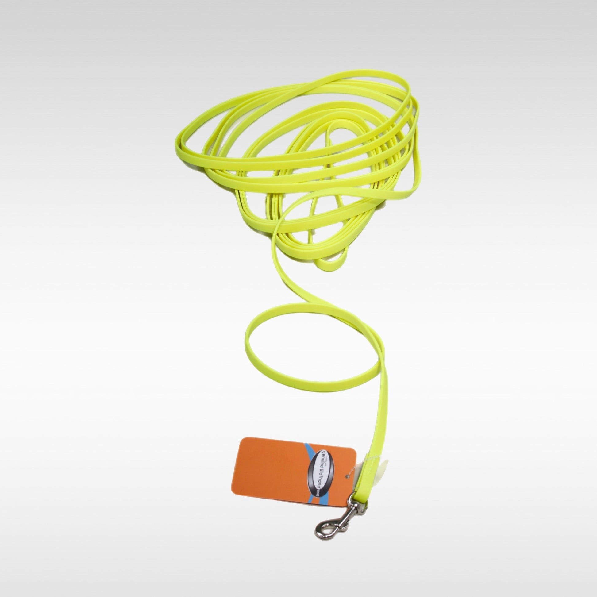 Biothane Leine, 9mm breit, 10m lang, Farbe gelb