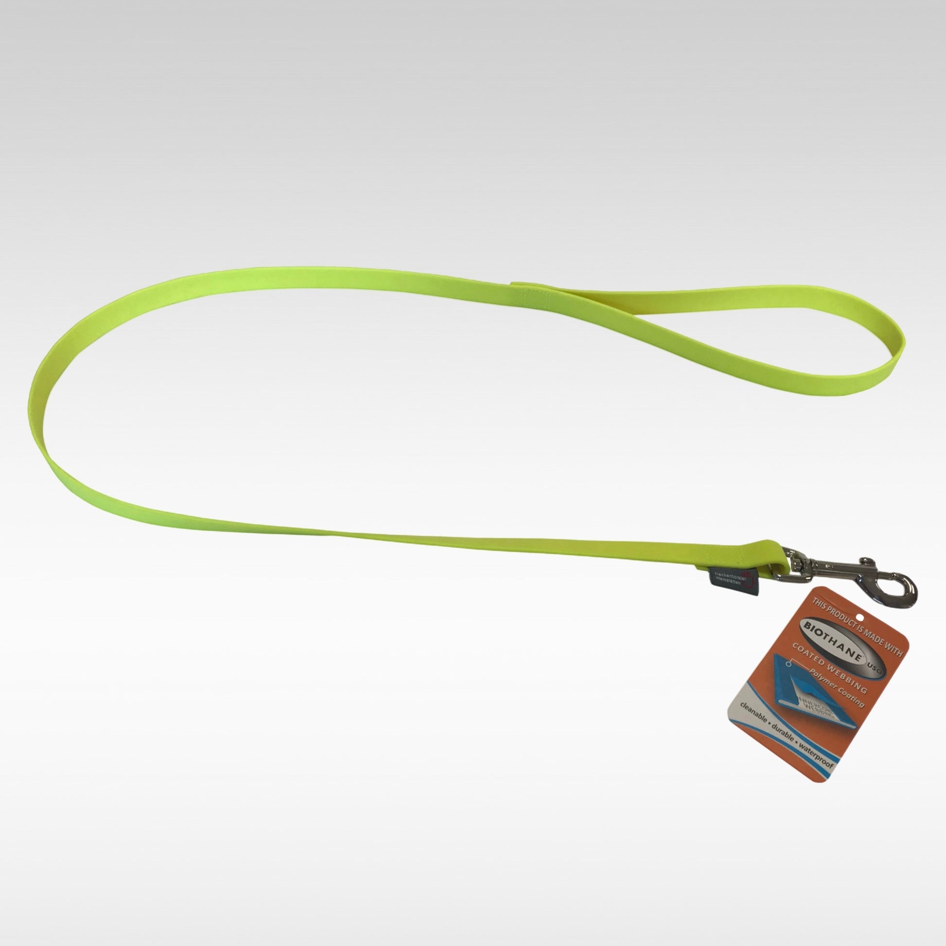 BioThane Leine, 19mm breit, 1m lang Farbe neongelb