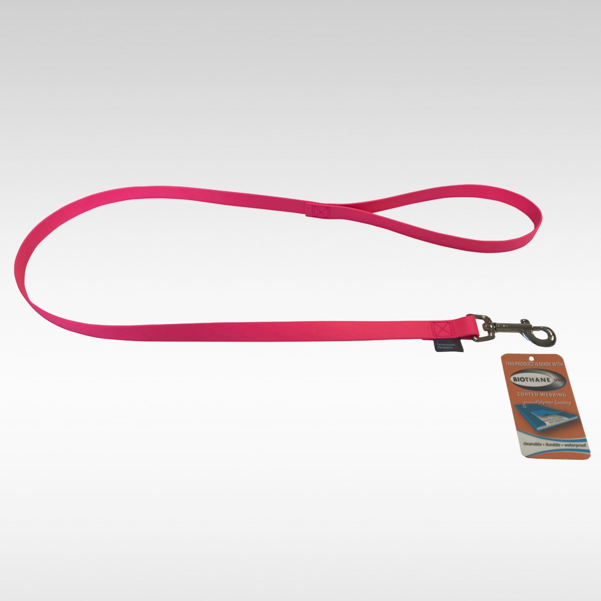 BioThane Leine, 19mm breit, 1m lang Farbe pink