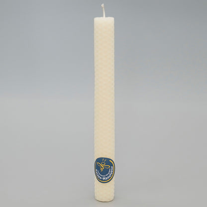 Stabkerze in Wabenoptik im Farbton elfenbein, Durchmesser 20 mm Höhe 200 mm