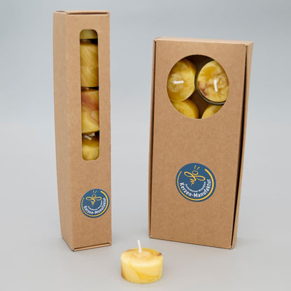 Teelichte im Karton - Packung - Teelicht einzeln 