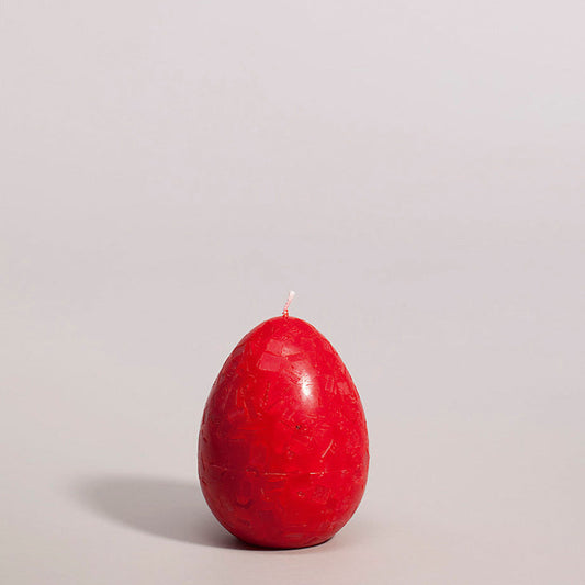 Würfelwachskerze Ei