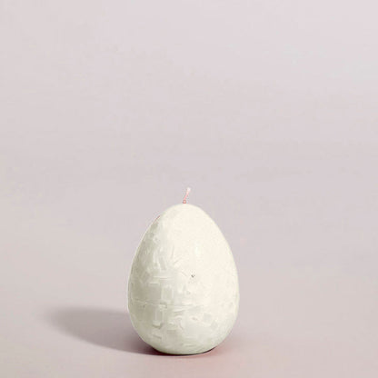 Würfelwachskerze Ei