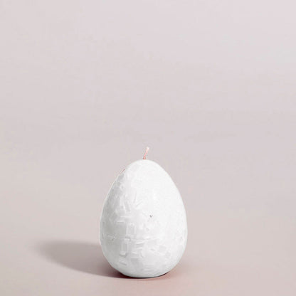 Würfelwachskerze Ei