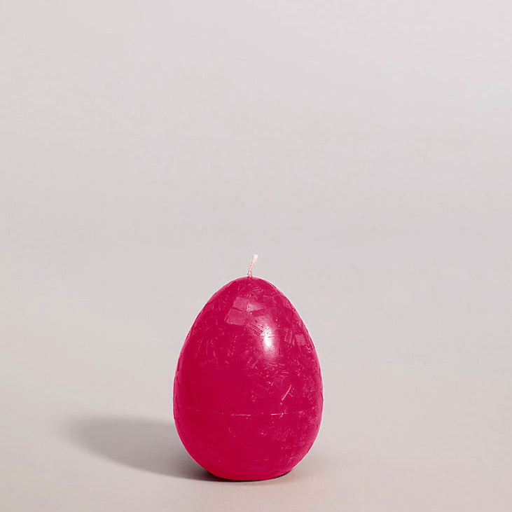 Würfelwachskerze Ei