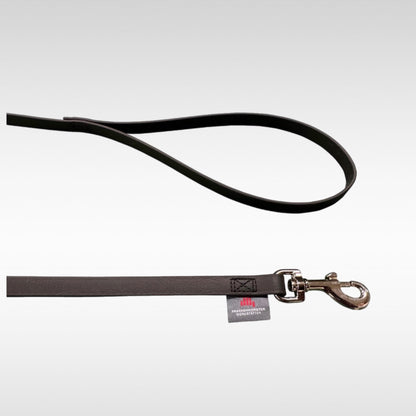 BioThane Leine in 13mm Schlaufe und Karabiner schwarz