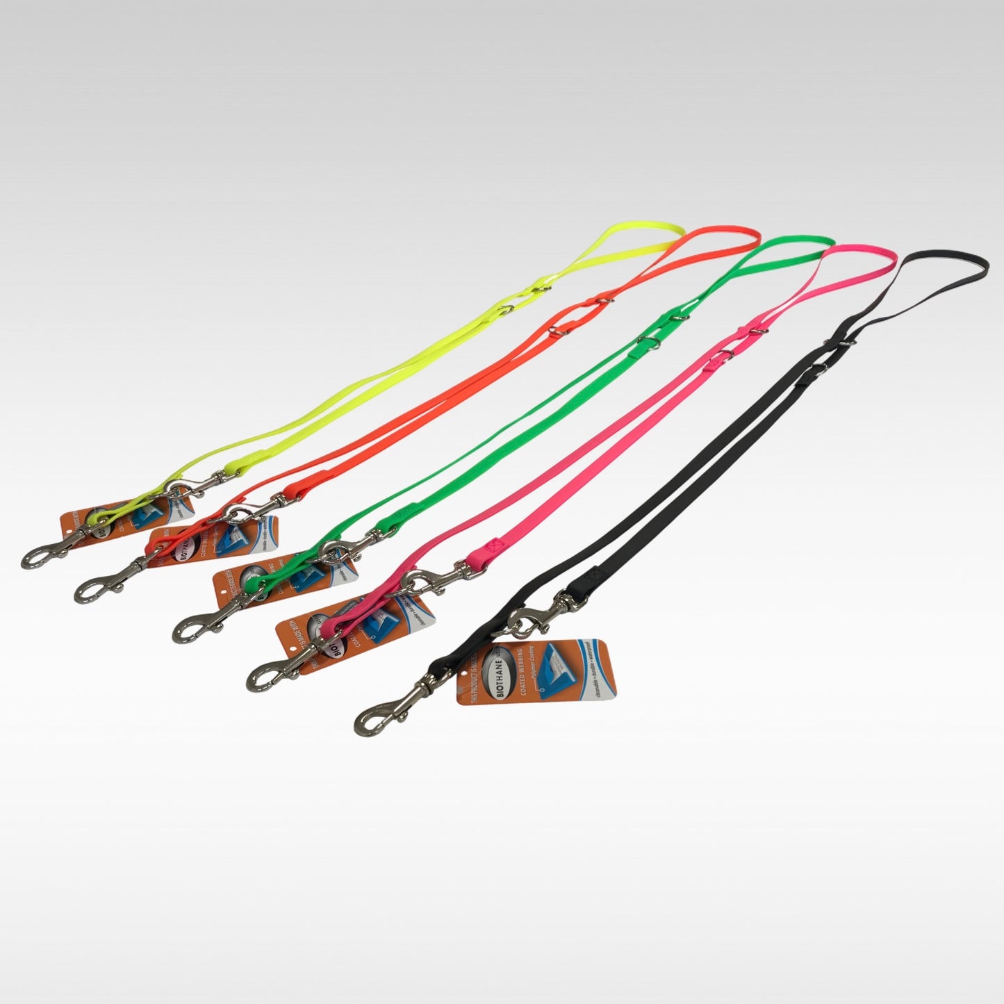 Farbübersicht der verstellbaren Führleinen in 13mm