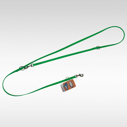 BioThane Leine verstellbar 13mm neongrün