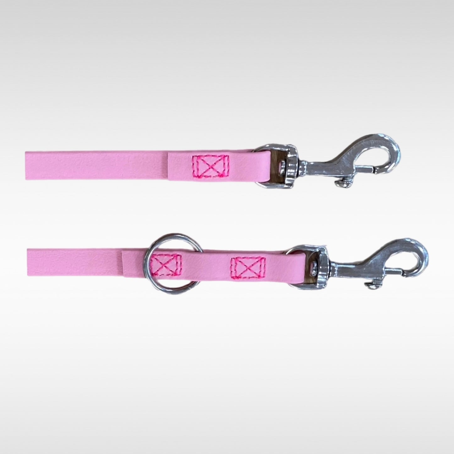 BioThane Leine verstellbar 13mm rosa