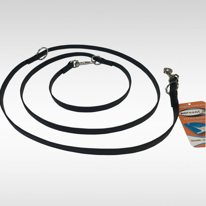 BioThane Leine verstellbar 13mm schwarz