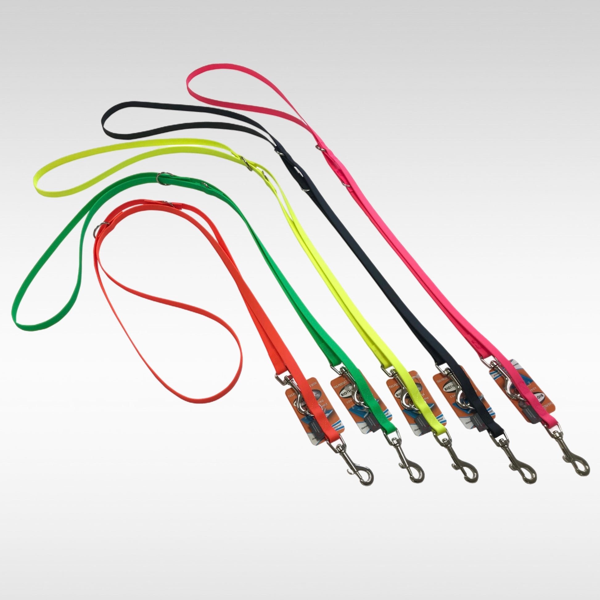 Farbübersicht der verstellbaren Führleinen in 16 mm