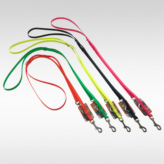 Farbübersicht der verstellbaren Führleinen in 16 mm