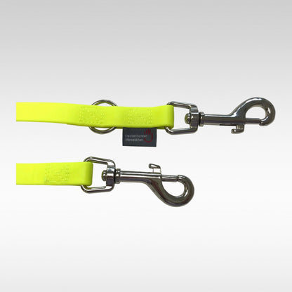 BioThane Leine verstellbar 16mm neongelb