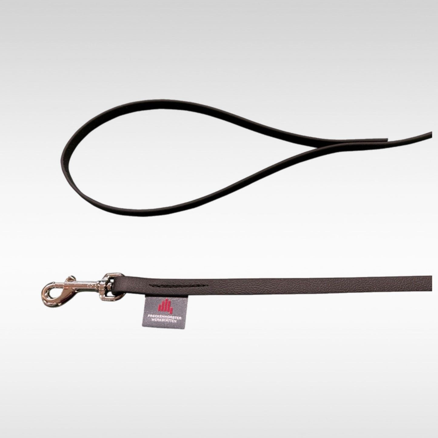BioThane Leine in 9mm Schlaufe und Karabiner schwarz