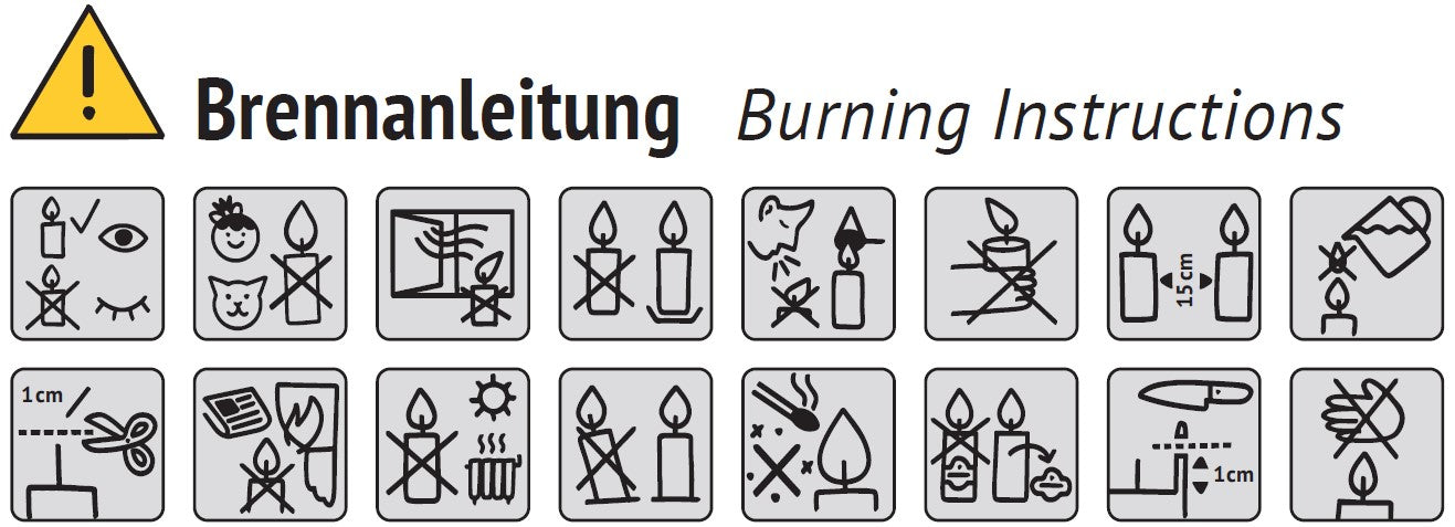 Brennanleitung Kerze