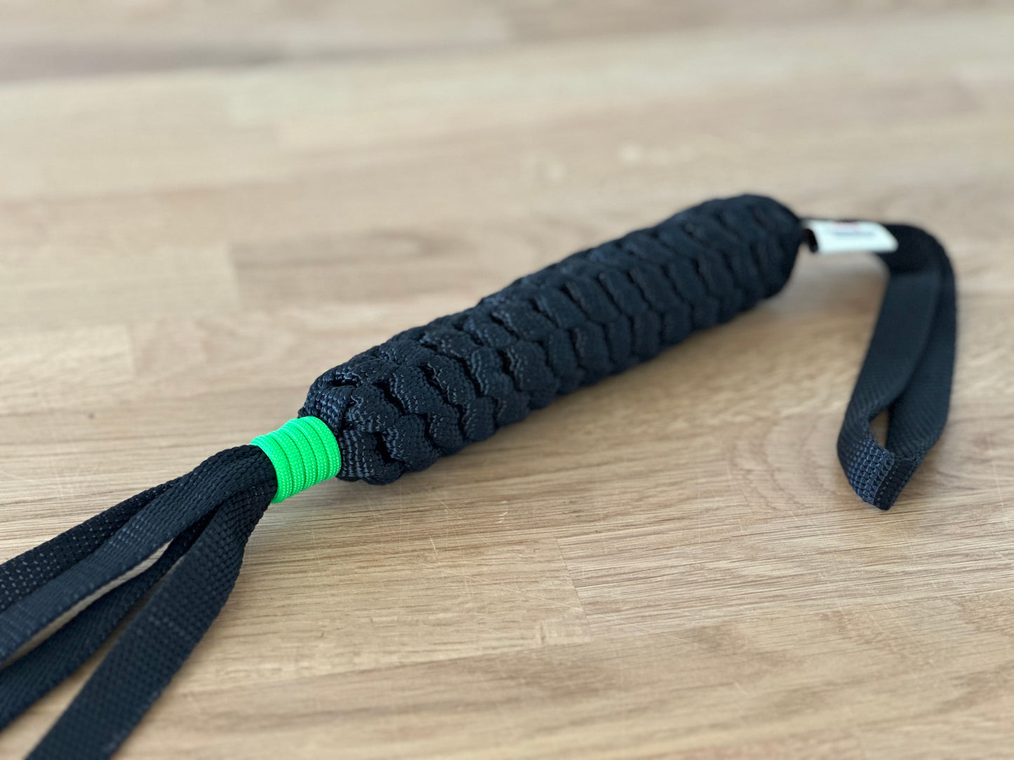 Knotenzergel schwarz mit grün