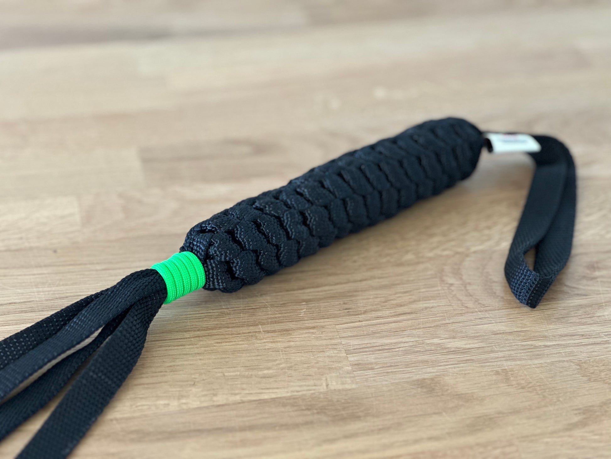 Knotenzergel schwarz mit grün