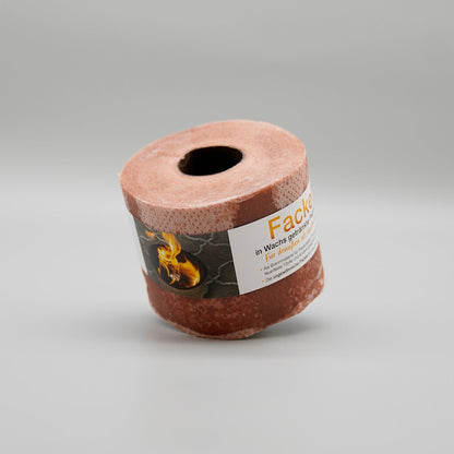 Fackel aus in Wachs getränkter Toilettenpapierrolle 1 Stück